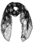 Alexander Mcqueen Foulard Alexander McQueen Foulard - Black/ivory