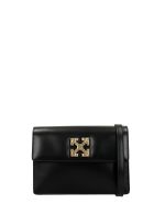 Off-White Shoulder Bag In Black Leather Off-White Shoulder Bag In Black Leather - black