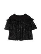 Simonetta Kids Black Blouse Simonetta Kids Black Blouse - Nero