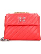 Off-White Jackhammer 24 Leather Shoulder Bag Off-White Jackhammer 24 Leather Shoulder Bag - red