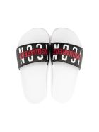 White And Black D2kids Icon Slides Dsquared2 White And Black D2kids Icon Slides