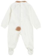 Il Gufo Cotton Romper With Fawn Detail Il Gufo Cotton Romper With Fawn Detail - Beige