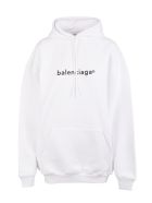 Unisex White "new Copyright" Hoodie Balenciaga Unisex White "new Copyright" Hoodie - White/black