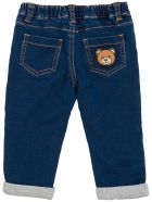 Moschino Blue Denim Jeans With Logo Moschino Blue Denim Jeans With Logo - Blu