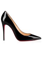 Christian Louboutin Black Patent Kate 100 Pumps Christian Louboutin Black Patent Kate 100 Pumps - BLACK