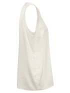 Brunello Cucinelli Stretch Satin Top Brunello Cucinelli Stretch Satin Top - White
