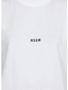 MSGM Cotton T-shirt MSGM Cotton T-shirt - WHITE