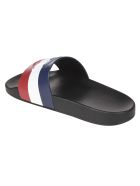 Moncler Embossed Logo Sliders Moncler Embossed Logo Sliders - Black