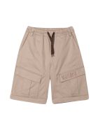 Fendi Beige Cargo Teen Shorts Fendi Beige Cargo Teen Shorts - Beige