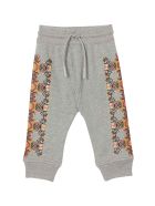Burberry Gray Newborn Joggers Burberry Gray Newborn Joggers - Grigio