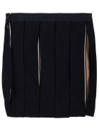 Burberry Amelia Pleated Icon Stripe Blue Skirt Burberry Amelia Pleated Icon Stripe Blue Skirt - Blu
