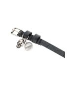 Alexander McQueen Pionier Double Wrap Leather Bracelet Alexander McQueen Pionier Double Wrap Leather Bracelet - Nero