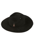 Ruslan Baginskiy Piercing Detail Logo Hat Ruslan Baginskiy Piercing Detail Logo Hat - Black
