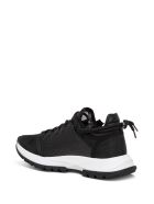 Givenchy Specter Low Leather And Mesh Sneakers With Zip Givenchy Specter Low Leather And Mesh Sneakers With Zip - Black