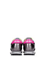 Sun 68 Ally Star Sneakers In Black Synthetic Fibers Sun 68 Ally Star Sneakers In Black Synthetic Fibers - black