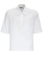 Valentino White Jersey Short Sleeves Shirt Valentino White Jersey Short Sleeves Shirt - White