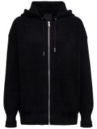 Givenchy Black 4g Hoodie In Viscose Blend Givenchy Black 4g Hoodie In Viscose Blend - Black
