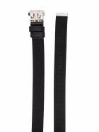 Man Black Givenchy Canvas Belt With Silver 4g Buckle Givenchy Man Black Givenchy Canvas Belt With Silver 4g Buckle - Black