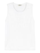 Fendi Technical Fabric Top Fendi Technical Fabric Top - White