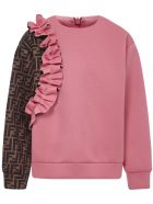 Fendi Kids Sweatshirt Fendi Kids Sweatshirt - Pink