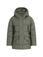 Save the Duck Green Jacket For Boy With Iconic Patch Save the Duck Green Jacket For Boy With Iconic Patch - Green