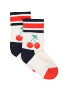Happy Socks Ivory Socks For Girl With Cherry Happy Socks Ivory Socks For Girl With Cherry - Ivory