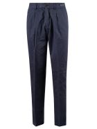 Paul&Shark Ribbed Waist Plain Trousers Paul&Shark Ribbed Waist Plain Trousers - Blue
