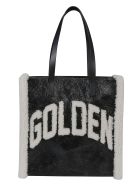 California Golden Tote Golden Goose California Golden Tote - Black/Ivory