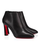 Christian Louboutin Black Leather Eleonor 85 Ankle Boots Christian Louboutin Black Leather Eleonor 85 Ankle Boots - BLACK