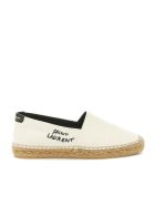 Saint Laurent Embroidered Espadrilles In Beige Canvas Saint Laurent Embroidered Espadrilles In Beige Canvas - 9380 NATURAL BEIGE