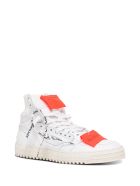 Off-White White Off Court 3.0 Leather And Fabric Sneakers Off-White White Off Court 3.0 Leather And Fabric Sneakers - White