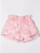 Simonetta Pink Tulle Shorts Simonetta Pink Tulle Shorts - Pink