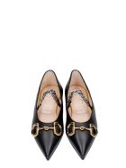 Gucci Ballet Flats In Black Leather Gucci Ballet Flats In Black Leather - black