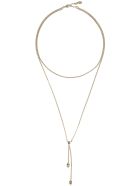 Alexander Mcqueen Double Wrap Skull Necklace Alexander McQueen Double Wrap Skull Necklace - Gold
