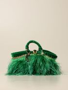 Sikuly Mini Bag Coffa Bag Piume Garden P. Sikuly With Feathers Sikuly Mini Bag Coffa Bag Piume Garden P. Sikuly With Feathers - Multicolor