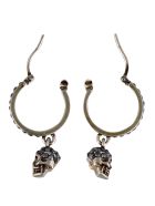 Alexander Mcqueen Skull Earrings Alexander McQueen Skull Earrings - Silver