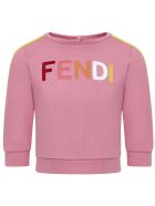 Fendi Kids Sweatshirt Fendi Kids Sweatshirt - Pink