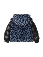 Moncler Blue Moncler Enfant Girl Down Jacket Moncler Blue Moncler Enfant Girl Down Jacket - Maculato