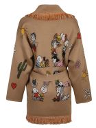 Alanui Peanuts Friends Love Cardigan Alanui Peanuts Friends Love Cardigan - Peanut Butter