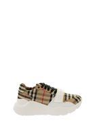 Burberry Regis - Vintage Check Cotton Trainer Burberry Regis - Vintage Check Cotton Trainer - Archive Beige