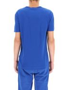 Dolce & Gabbana Cotton T-shirt With Logo Plaque Dolce & Gabbana Cotton T-shirt With Logo Plaque - Blu
