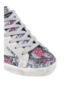 Golden Goose Super Star Sneakers In Glitter Leopard Golden Goose Super Star Sneakers In Glitter Leopard - Black Silver