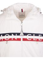 White Olargues Moncler Logo Padded Jacket Moncler White Olargues Moncler Logo Padded Jacket