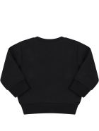 Dsquared2 Black Sweatshirt For Baby Boy For Logo Dsquared2 Black Sweatshirt For Baby Boy For Logo - Black