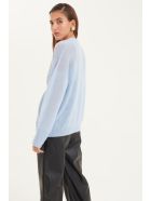 Cardigan Diamond Light Blue Antonella Rizza Cardigan Diamond Light Blue - Light Blue
