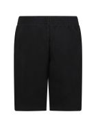 Balenciaga Black Shorts For Kids With White Logo Balenciaga Black Shorts For Kids With White Logo - Black