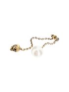 Alexander McQueen Skull And Pearl Pendant Earrings Alexander McQueen Skull And Pearl Pendant Earrings - Oro