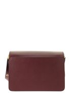 Marni Trunk Bag In Mono-coloured Saffiano Calfskin Marni Trunk Bag In Mono-coloured Saffiano Calfskin - Ruby