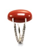 Lo Spazio Mare Rosso Ring Lo Spazio Jewelry Lo Spazio Mare Rosso Ring - Red