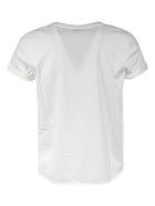 Saint Laurent Logo Detail T-shirt Saint Laurent Logo Detail T-shirt - White